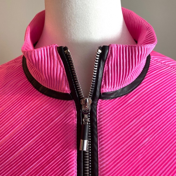 Jamie Sadock Crinkled Zip Neck Golf Shirt - Picture 8 of 12